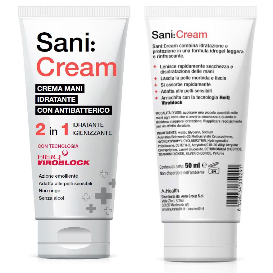 Exclusive Launch of Sani:Cream in Asia, (Moisturizing sanitizing hand cream, enriched with HeiQ Viroblock)