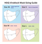 HeiQ Viroblock + Multi Hi-Tech Washable Mask Black (M/L)
