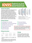 Biomass Graphene KN95 / FFP2 ডিসপোজেবল পার্টিকুলেট রেসিপিটর মাস্ক
